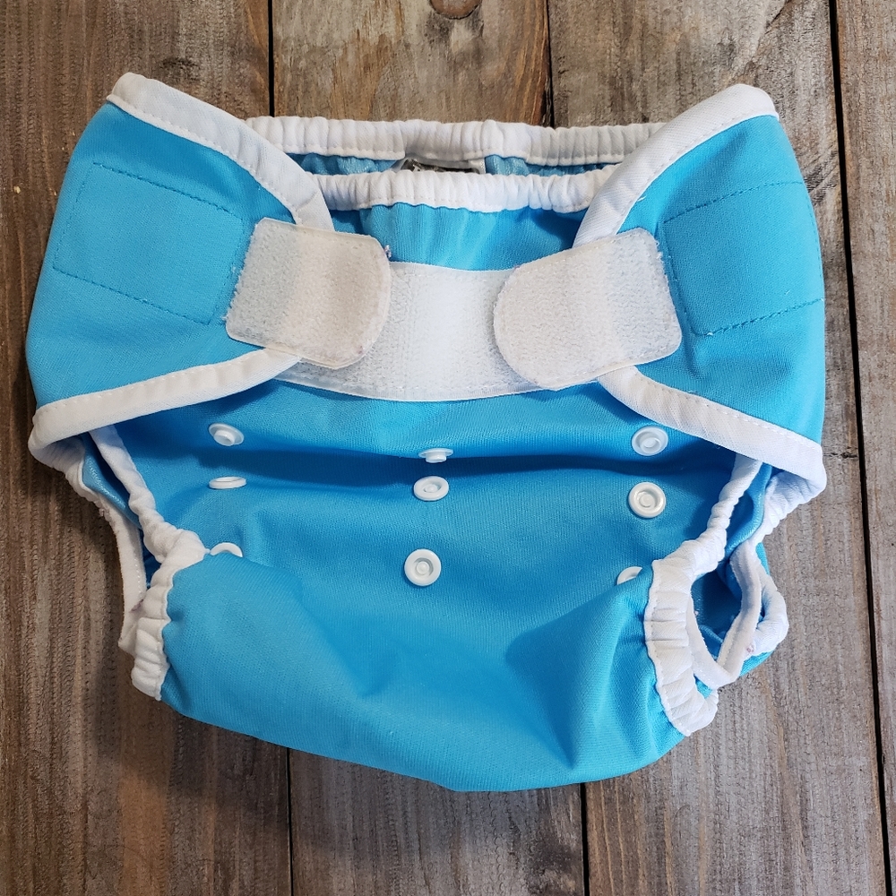 Thirsties Duo Wrap Size Two Blue